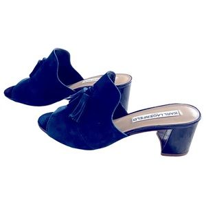 Karl Lagerfeld cute Block heel with tassels